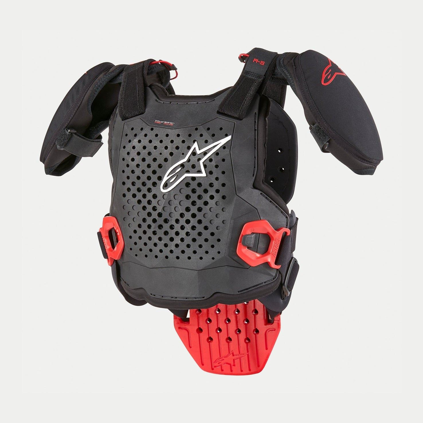 Alpinestars 2026 Youth A5 S Chest Protector Black White Red